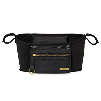 Stroller Organizer with Cup Holders, Grab & Go, Luxe Black