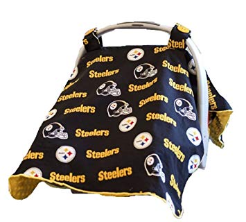 Carseat Canopy (NFL Pittsburgh Steelers) Baby Infant Car Seat Cover