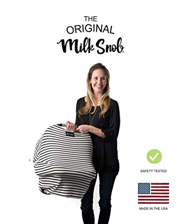 AS SEEN ON SHARK TANK The Original Milk Snob Infant Car Seat Cover and Nursing Cover Multi-Use 360°...