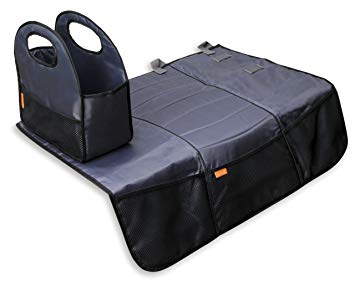 Brica Back Seat Storage with Seat Protector, Gray (Discontinued by Manufacturer)