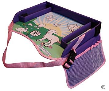Kids Travel Tray for Car Seat | Perfect for Road Trip Games, Drawing Games or Travel Toys | Use as Car...