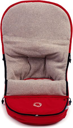 Bugaboo Frog Footmuff Color: Red