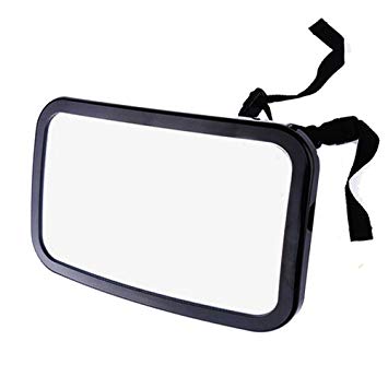 WitHome Premium Car Mirror, Back Seat Baby Mirror- Rear View Seat Clear Reflection by Baby Wide Convex...