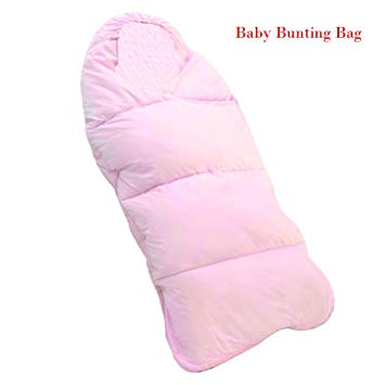 Windproof Baby Bunting Bag - Soft Baby Stroller Sleeping Bag - Warm Quilt for Autumn Spring Winter Outdoor...