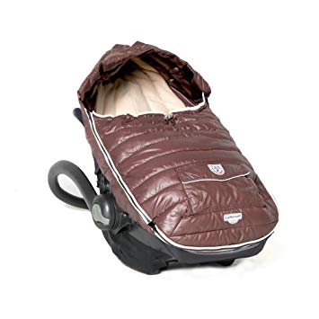 7AM Enfant Baby Shield Extendable Baby Bunting Bag Adaptable for Strollers, Marron Glace, Medium