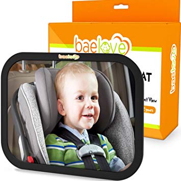 BaeLove ® Baby Car Mirror | Back Seat Rear-facing Infant In Sight | Cleaning Cloth | Luxury Holiday Gift Box |...