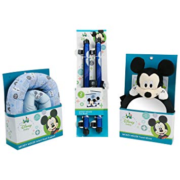 Disney Mickey Mouse Baby Travel Essentials Bundle, Blue