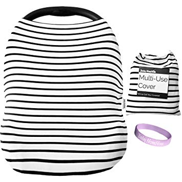 Baby NomNom Multi-Use Cover with Free Breastfeeding Bracelet and Bag | Nursing Cover and scarf |...